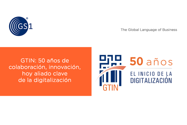 GTIN, 50 años de Colaboración, innovación, hoy aliado clave de la digitalización GTIN, 50 años de Colaboración, innovación, hoy aliado clave de la digitalización